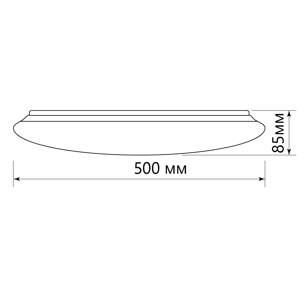 Светодиодный управляемый светильник накладной Feron AL5320 SPHERA тарелка 60W 3000К-6500K белый с кантом 41022 7