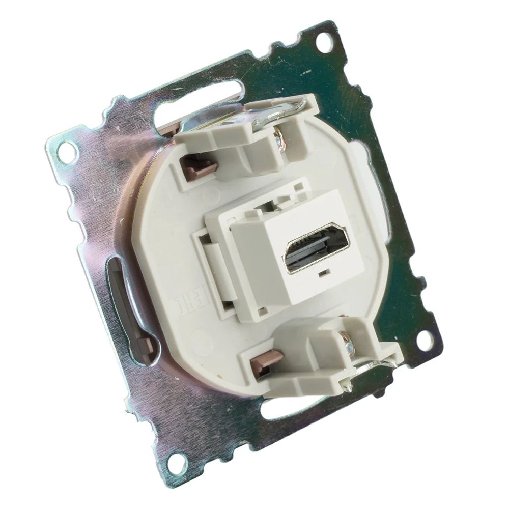 Розетка HDMI 2.1, Type A (механизм), STEKKER GLS00-7118-04, серия Катрин, шоколад 50064 7