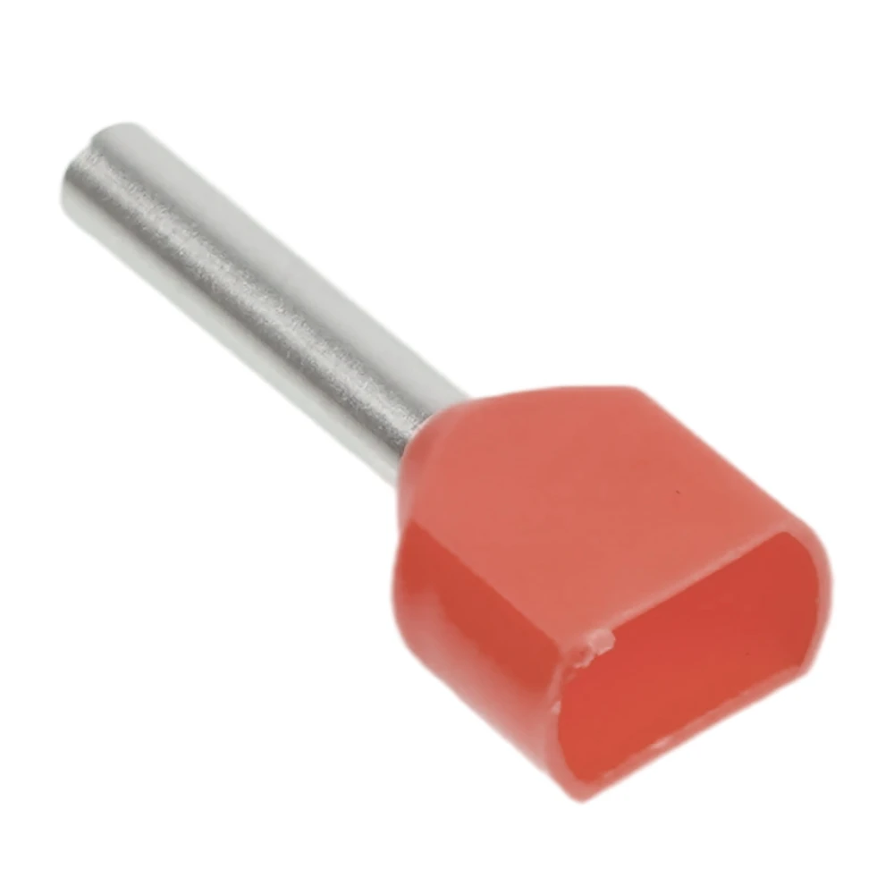 LD406-1008 Наконечник штыревой втулочный изолированный НШВИ(2) 1,0-8 (DIY упаковка 25 шт) 50402 4