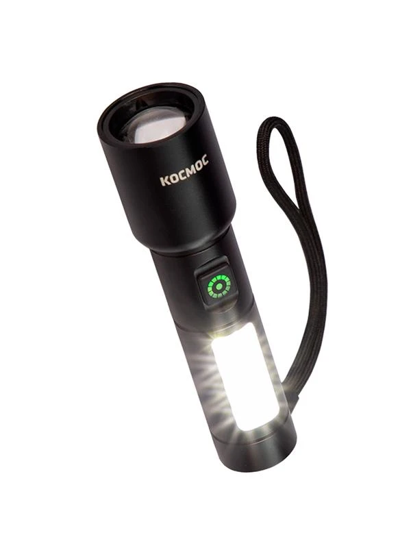 Фонарь ручной аккум. 10Вт LaserLED/широк.cвет/Li-ion 1200мА.ч алюм. КОСМОС KOC134Lit 3