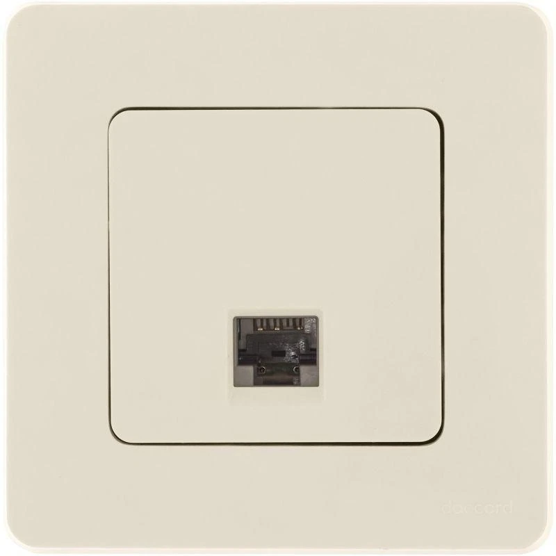 Розетка компьютерная Inspiria RJ45 кат.6 UTP механизм сл. кость IEK 673831 1