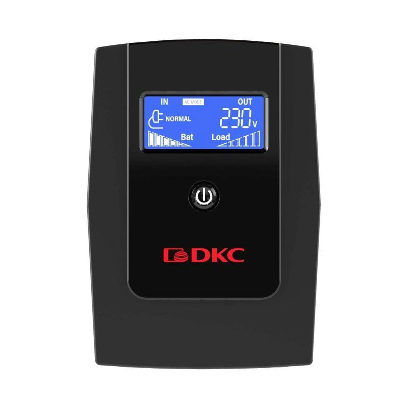 Источник бесперебойного питания ИБП Info LCD 600В.А IEC C13 (3) USB + RJ45 DKC INFOLCD600I 2
