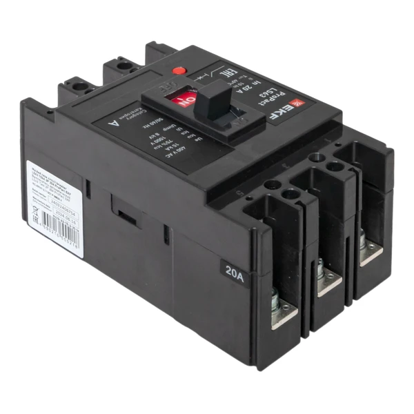 Выключатель автоматический 3п 20А 15кА LS63 ProPact EKF mccb-63-15-3-20-ls 11