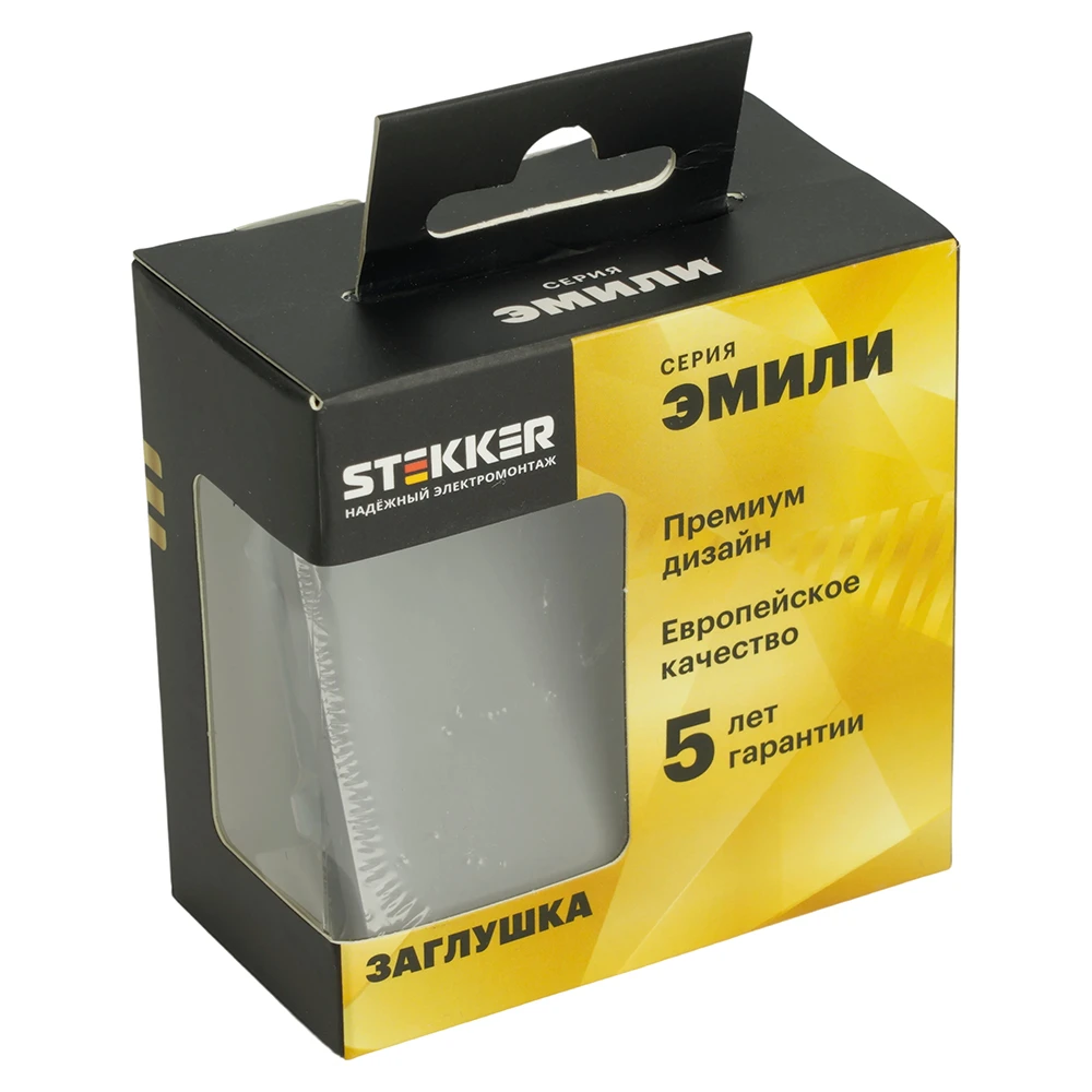 Заглушка (механизм), серия Эмили, платиново-серый, soft touch, RST00-5116-10 49961 9