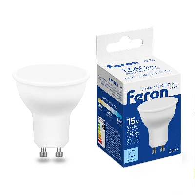 Лампа светодиодная Feron LB-965 MR16 GU10 15W 175-265V 6400K 53484