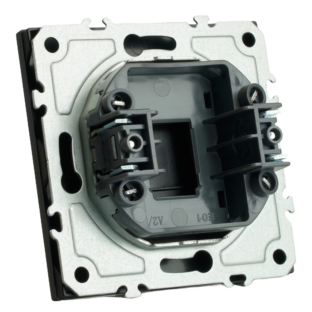 Заглушка (механизм), серия Эмили, черный уголь, soft touch, RST00-5116-05 49857 6