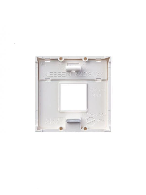 Накладка для 1-го суппорта/разъема типа 2017... и/или 2018... 2мод. Zenit бел. ABB 2CLA221810N1101 1