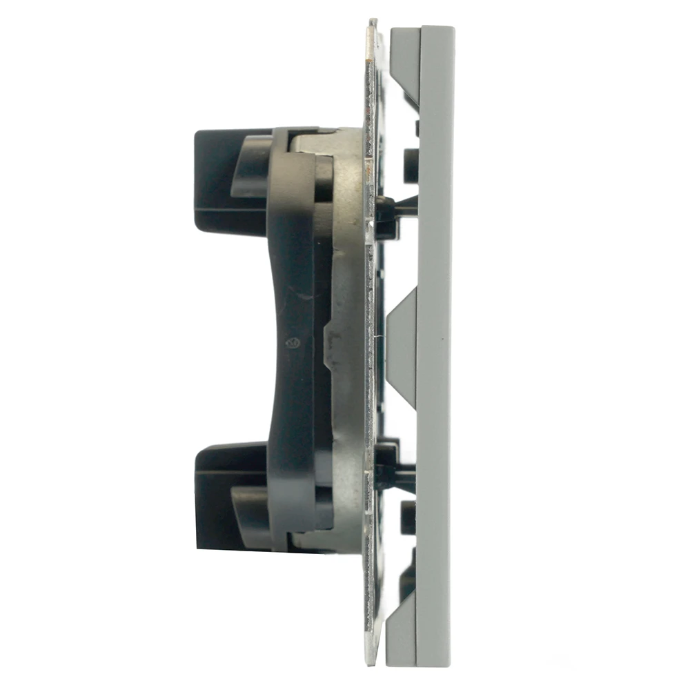 Заглушка (механизм), серия Эмили, платиново-серый, soft touch, RST00-5116-10 49961 6