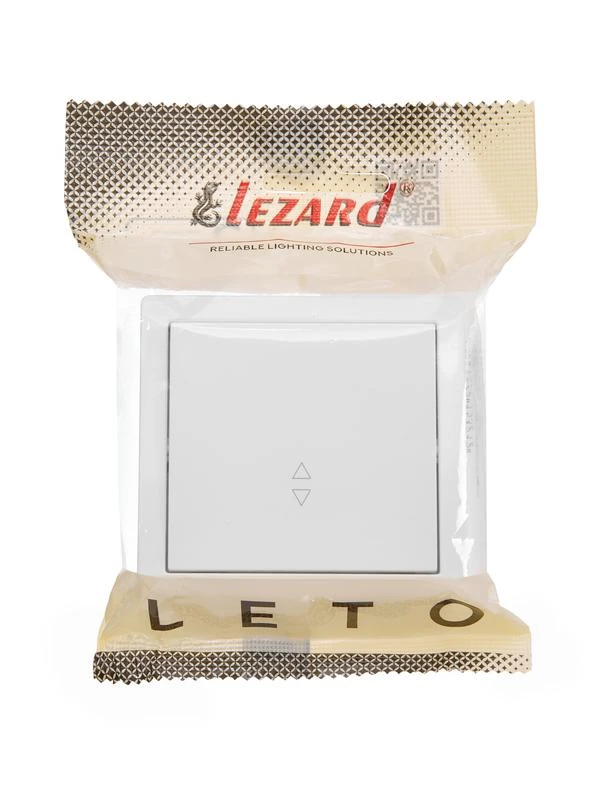 Выключатель проходной 1-кл. ОП LETO бел. LEZARD 752-0200-105 1