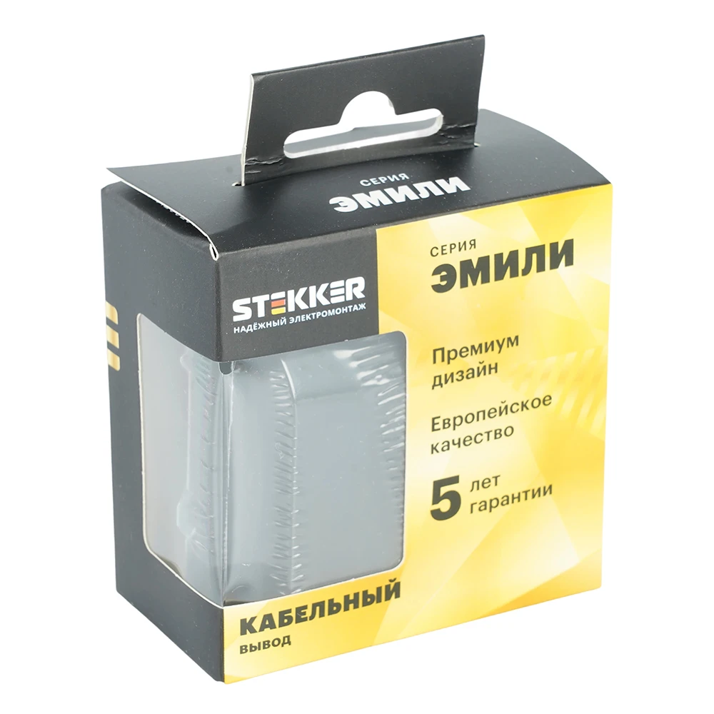 Кабельный вывод ( механизм), Stekker, серия Эмили, белый фарфор, soft-touch, RST00-5119-01 50221 6