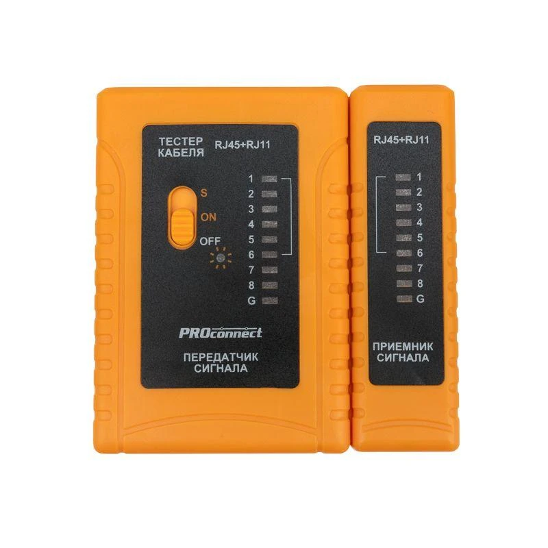 Тестер кабеля RJ45+RJ11 HT-C004 PROCONNECT 12-1006-4 3
