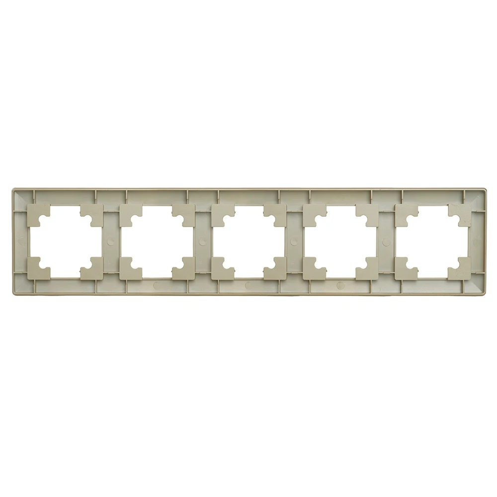 Рамка STEKKER, PFR00-7005-08 5-местная, серия Катрин, золото 49610 3