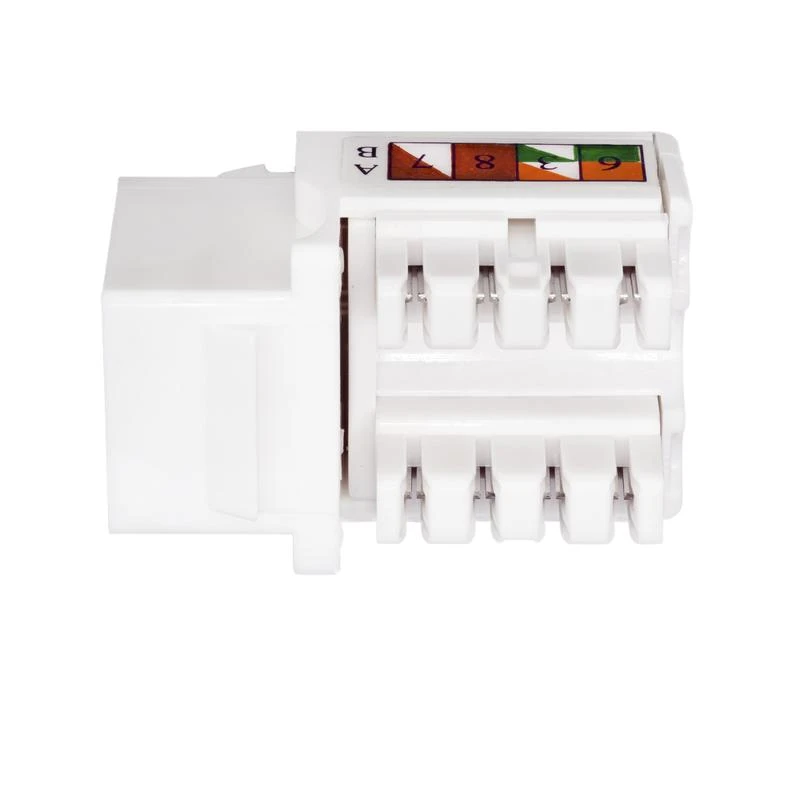 Модуль Keystone Jack RJ45 (8P8C) UTP кат.5E инструментал. бел. SUPRLAN 10-0313 4