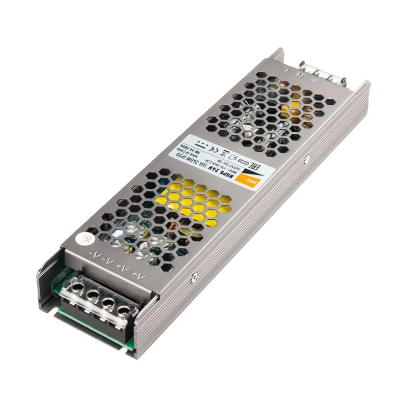 Блок питания для светодиод. ленты BSPS 240Вт 10А 24В IP20 метал. JazzWay 5024250 6
