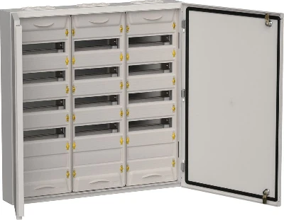 Корпус ЩРн-180 (3х60) TITAN 5 835х830х140 IP54 метал. сер. IEK TI5-50-N-3X060-54-7035