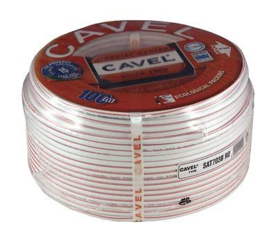 Кабель SAT 703В+Cu/Al/CuSn 75Ом медь Б (м) CAVEL 01-2432 1