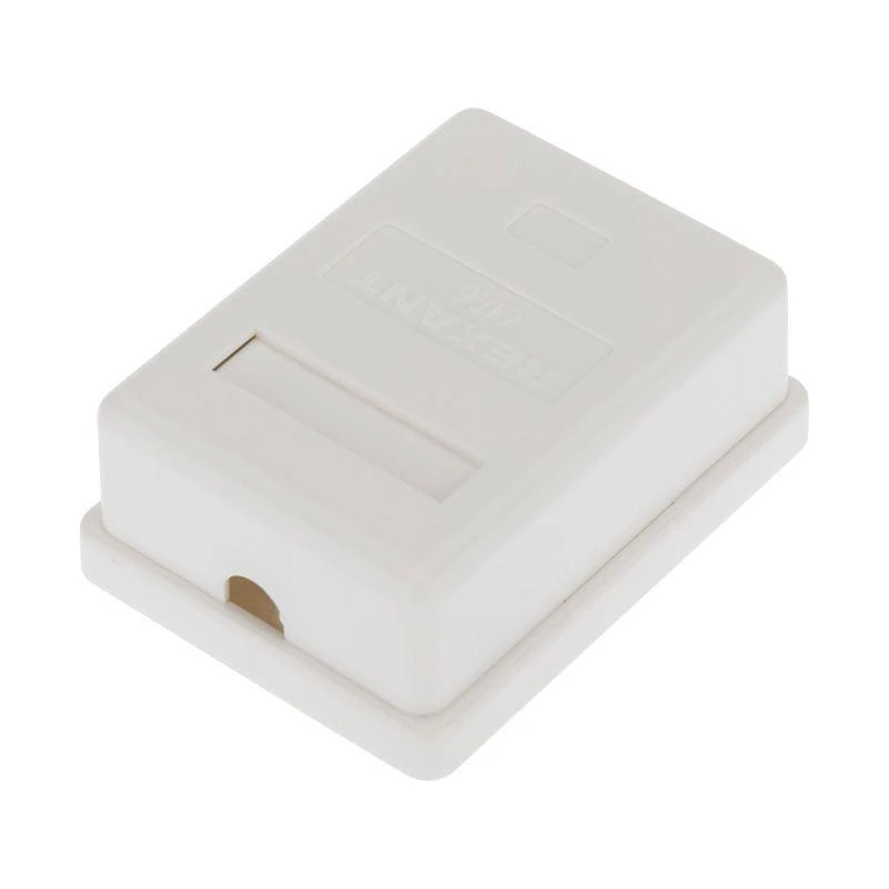 Розетка компьютерная 1-м ОП RJ45 (8P8C) кат.6 UTP неэкранир. Rexant 03-0132 4