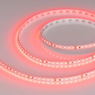 Лента светодиодная RT-A120-8mm 24V Red 9.6Вт/м IP20 2835 (уп.5м) Arlight 008781(2)