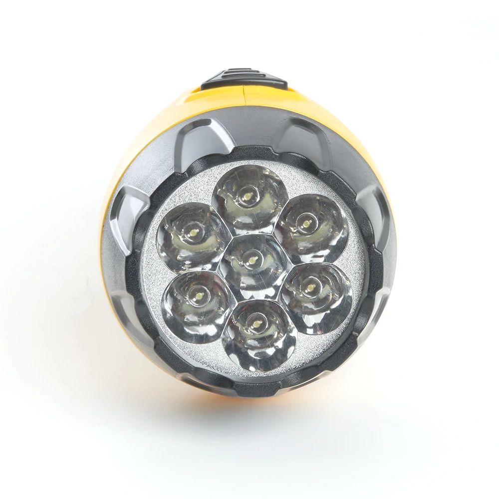 Фонарь аккумуляторный, 7 LED DC (свинцово-кислотная батарея), желтый, TH2294 (TH93B) 12652 1