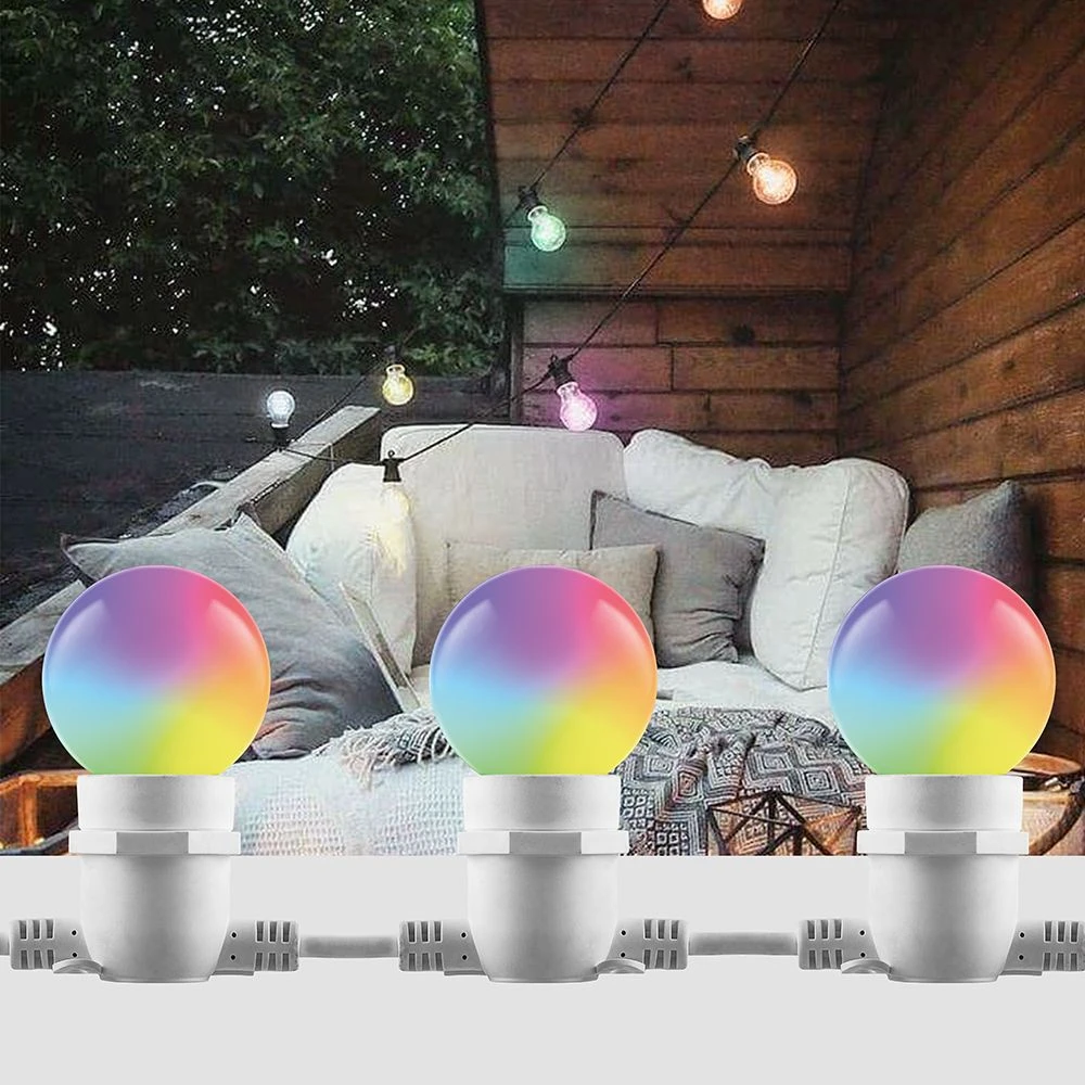 Лампа светодиодная Feron LB-371 Шар матовый E27 3W 230V RGB плавная сменая цвета 38115 5