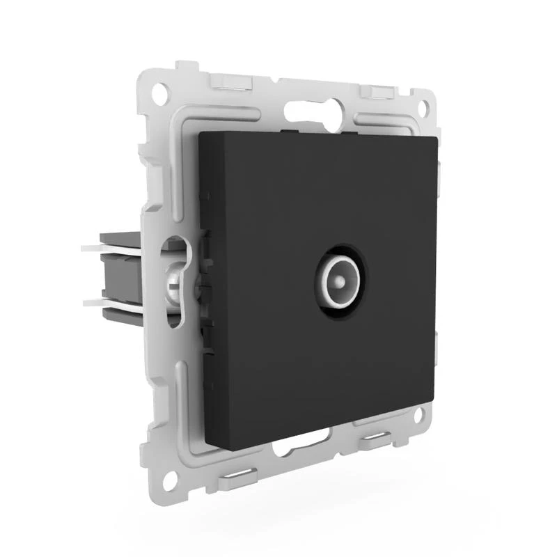 Розетка TV оконечная СП Pixel 1DB механизм карбон TOKOV ELECTRIC TKE-PX-A1O-C14 2