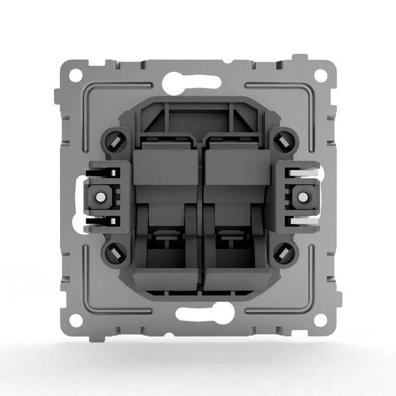 Розетка компьютерная 2-м СП Pixel RJ45 кат.5E механизм бел. TOKOV ELECTRIC TKE-PX-RC2-C01 4