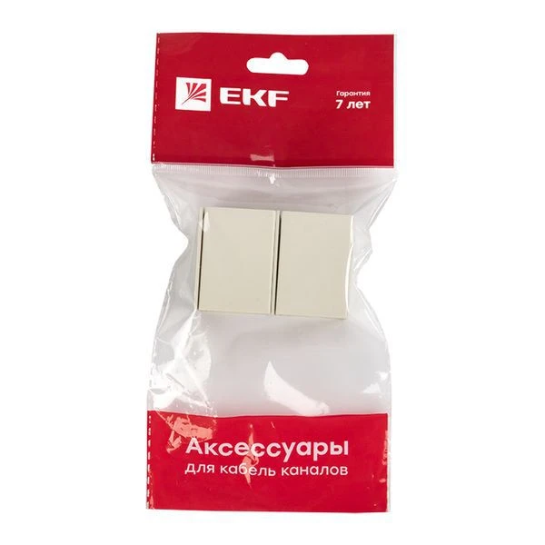 Соединитель на стык 25х25 бел. Plast PROxima (уп.4шт) EKF conw-25-25x4 6