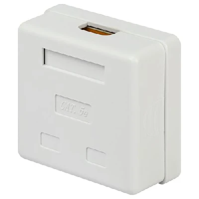 Розетка компьютерная 2-м RJ45 кат.5E неэкранир. RJ02UN Эра Б0056902