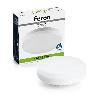 Лампа светодиодная диммируемая Feron LB-457 GX53 15W 230V 4000K 51068