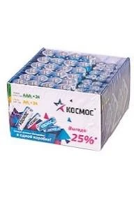Элемент питания алкалиновый AA/LR6 AAA/LR03 (уп.48шт) КОСМОС KOCLR6LR03_48BOX