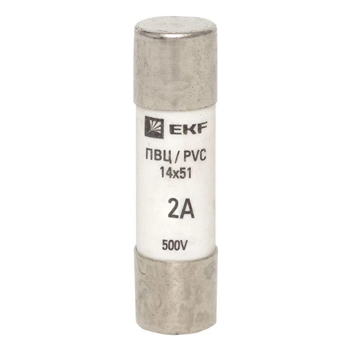 Вставка плавкая цилиндрическая ПВЦ 14х51 2А EKF pvc-14x51-2 1