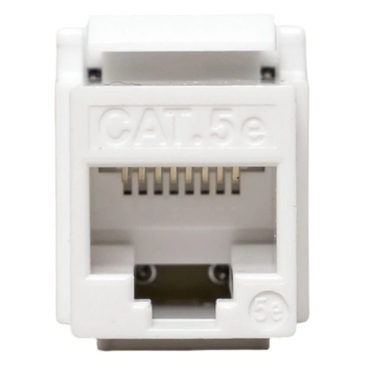 Модуль Keystone RJ45 кат.5E неэкранир. 110 IDC 180град. бел. TERACOM PRO EKF TRP-KSTN-180D-5EUTP-WH 2