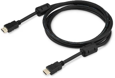 Кабель аудио-видео HDMI 1.4 HDMI (m)/HDMI (m) 1.8м. феррит.кольца черн. (HDMI-19M/19M-1.8M-MG) BURO 817219