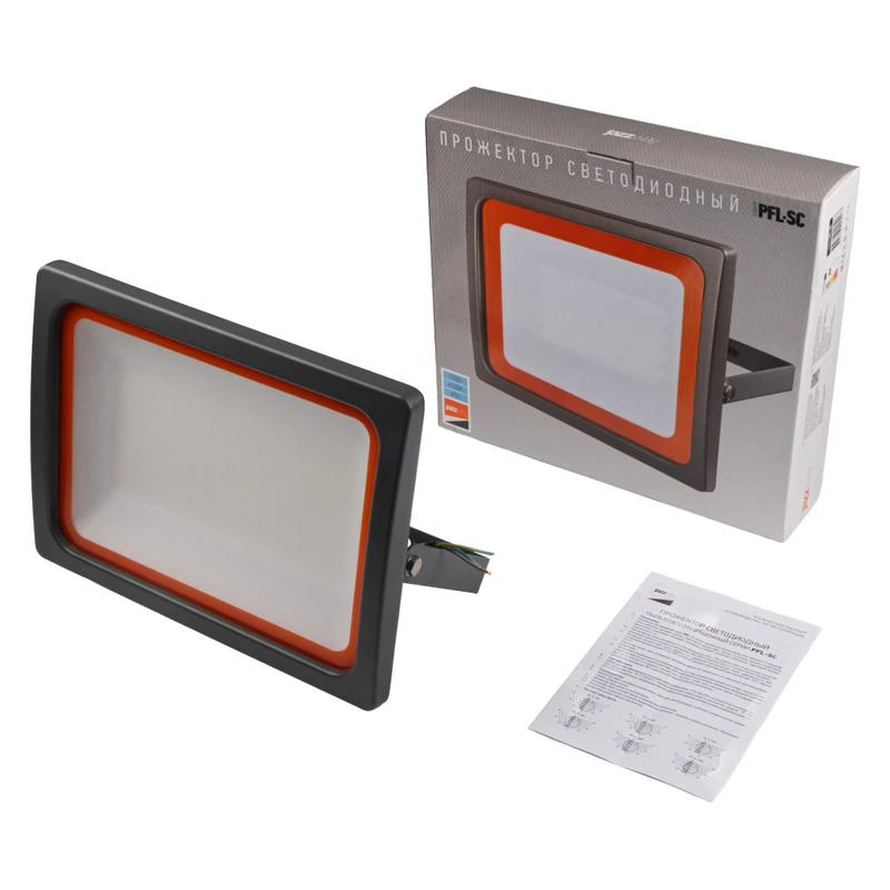 Прожектор светодиодный PFL-SC 150Вт 6500К IP65 190-260В ДО закален. матов. стекло JazzWay 5005167 8