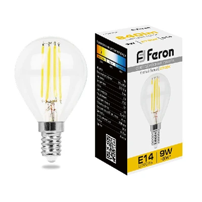 Лампа светодиодная Feron LB-509 Шарик E14 9W 230V 2700K 38001