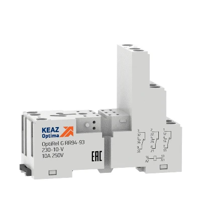 Розетка для реле OptiRel G RR94-92-230-12-V КЭАЗ 281164 0
