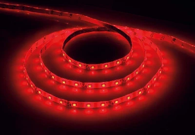 Cветодиодная LED лента Feron LS604, 60SMD(3528)/м 4.8Вт/м 1м IP65 12V красный 27750