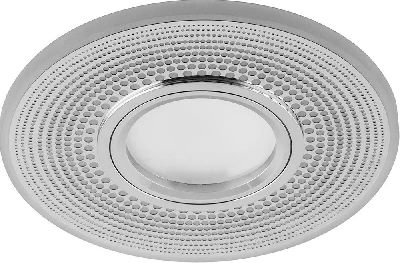 Светильник встраиваемый с белой LED подсветкой Feron CD950 потолочный MR16 G5.3 белый матовый 29712
