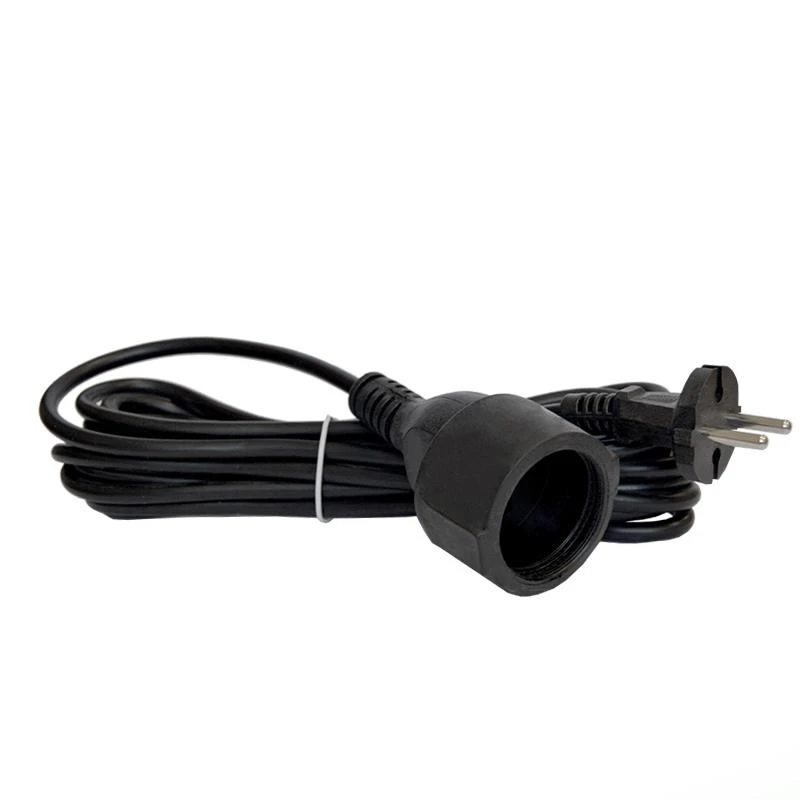 Удлинитель-шнур 1х5м без заземл. 10А IP20 ПВС 2х1 черн. DOMTOK 2340 1
