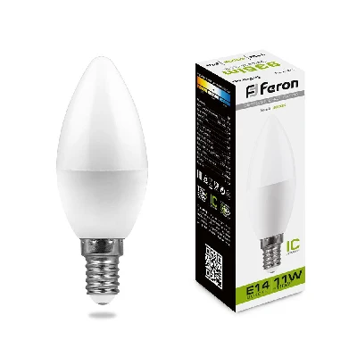 Лампа светодиодная Feron LB-770 Свеча E14 11W 175-265V 4000K 25942