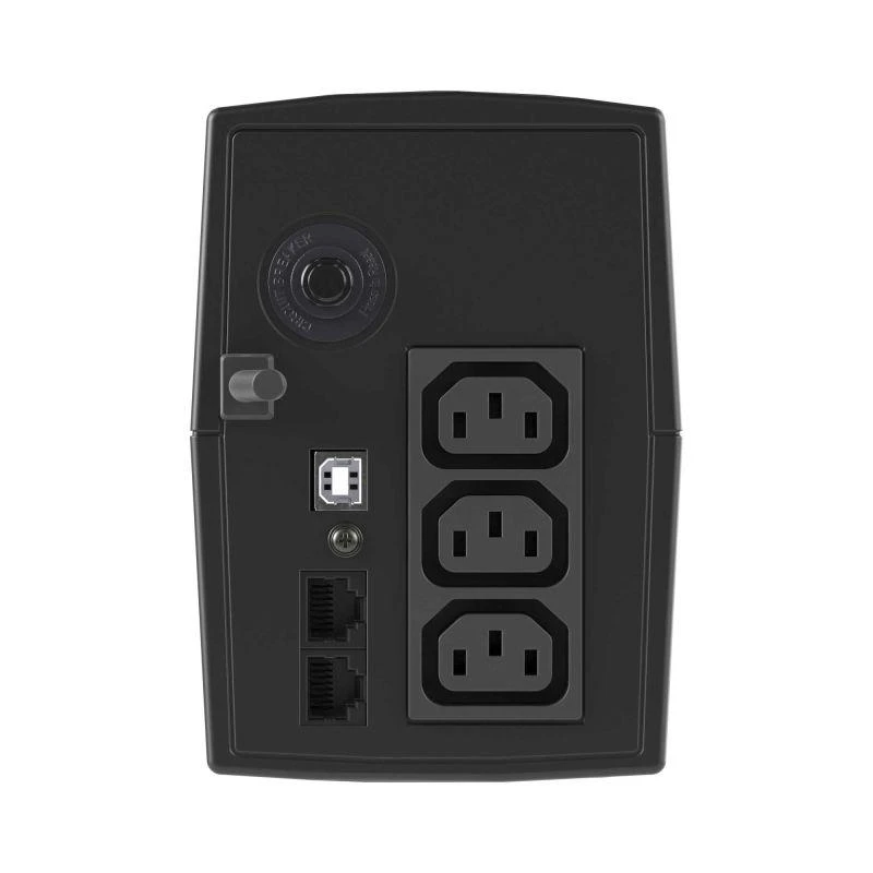 Источник бесперебойного питания ИБП Info LCD 600В.А IEC C13 (3) USB + RJ45 DKC INFOLCD600I 3