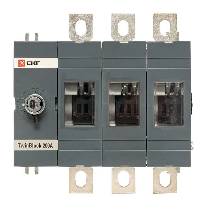 Рубильник 3п 200А без рукоятки управления TwinBlock PROxima EKF tb-s-200-3p 1