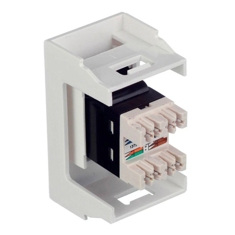 Розетка телефонная 1-м 1мод. Viva RJ12 бел. DKC 45018 3