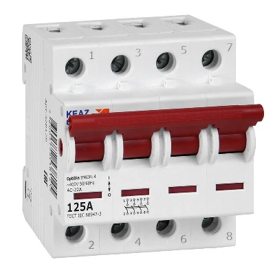 Выключатель нагрузки модульный 4п 25А OptiDin BM63PL-4125-УХЛ3 (ВМ63PL) КЭАЗ 328179