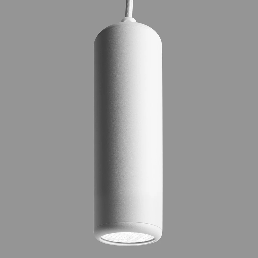 Светильник потолочный Feron ML1841 Barrel ECHO levitation MR16 35W, 230V, GU10, белый, с антибликовой сеточкой, на подвесе 1,7 м 48395 1