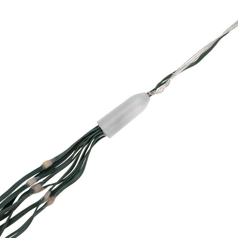 Гирлянда светодиодная из росы с макушкой на елку 9 нитейх2м 200LED тепл. бел. эффект водопада 230В Neon-Night 315-896 4