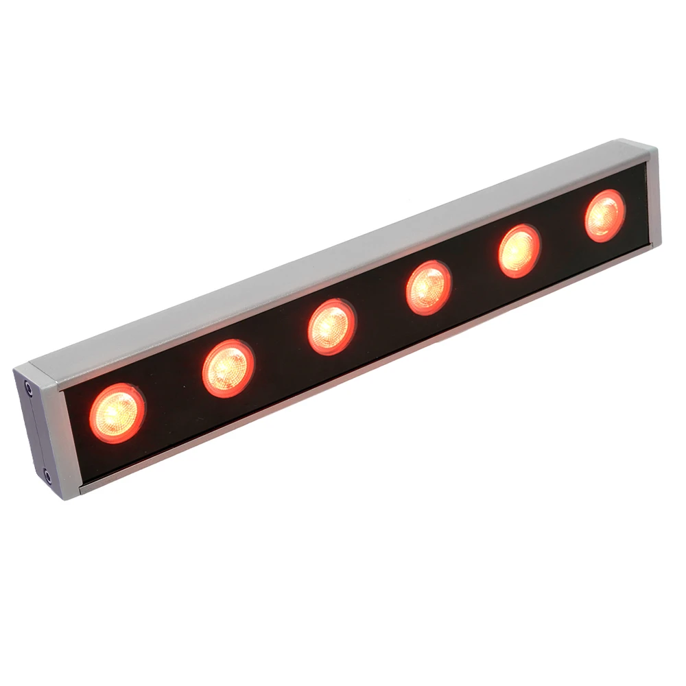 LL-893-1 Светодиодный линейный прожектор для подсветки стен, красный, 250*40*25mm, 6W DC24V, IP65 53130 1