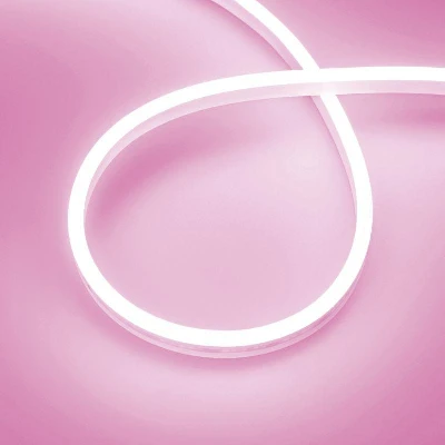 Лента светодиодная AURORA-PS-A120-12x6mm 24V Pink 10Вт/м IP65 2835 герметичная (уп.5м) Arlight 036677