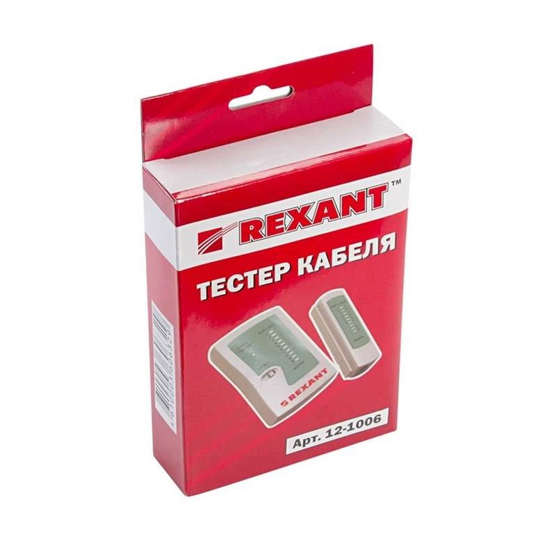 Тестер кабеля RJ45+RJ11 (HT-C004) (TL-468) Rexant 12-1006 1
