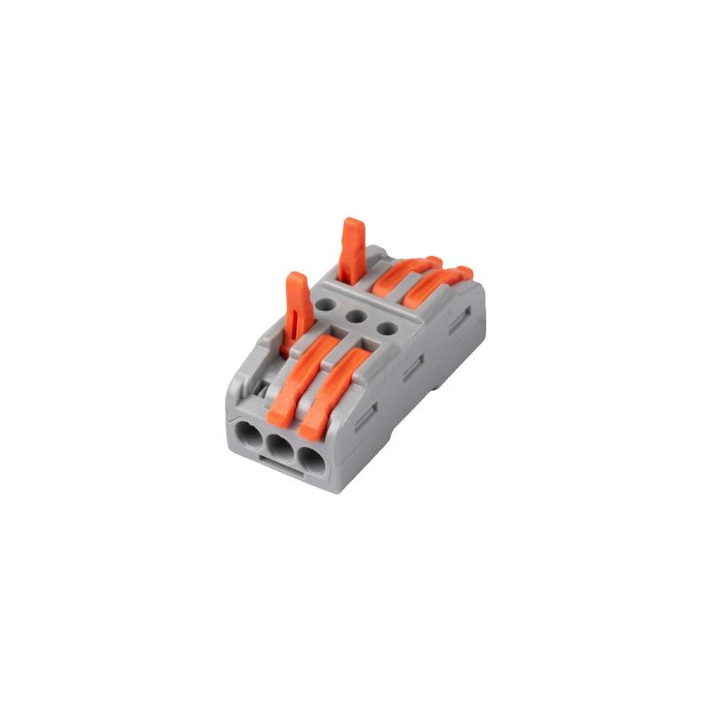 Клемма монтажная СМК PTC-3P 4233 BL/3 450В 32А 0.08-2.5(4.0)кв.мм JazzWay 5073708 2